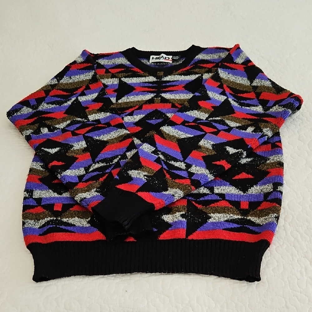 Head Sports Wear Men's Ski Snow Sweater Medium Vintage